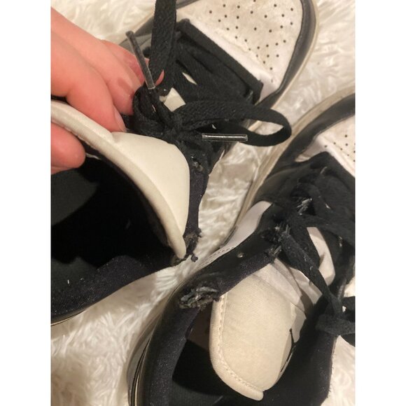 Nike Air Jordan 1 Low Panda 2023 White Dark Grey DC0774-102 Women Size 8 WORN - Picture 3 of 8